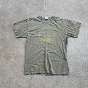 Vintage Lord of The Rings Mountain Path T-Shirt Promo L Green Tee